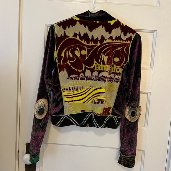 Custo Barcelona Tops - Velvet Custo Barcelona Northern Lights Zip Up Shirt